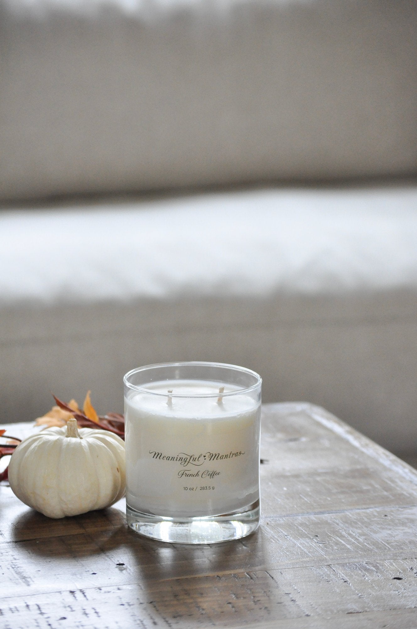 French Coffee 10oz Minimalistic Aromatherapy Candleimage-alt