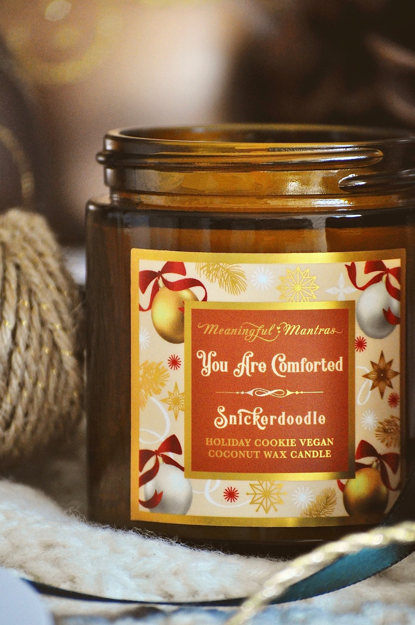 You Are Comforted Snickerdoodle Cookie Mini Candle