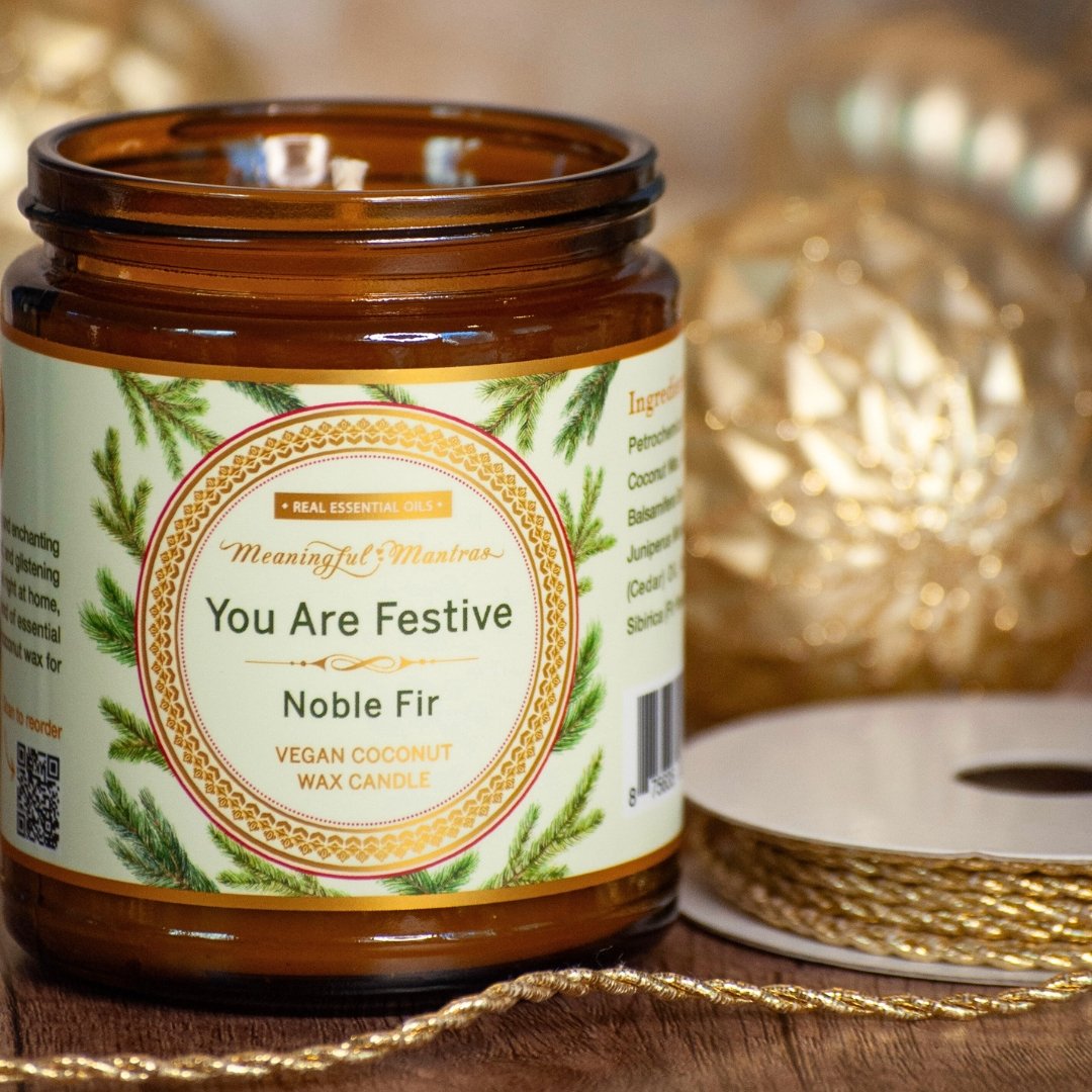 You Are Festive Noble Fir Candle