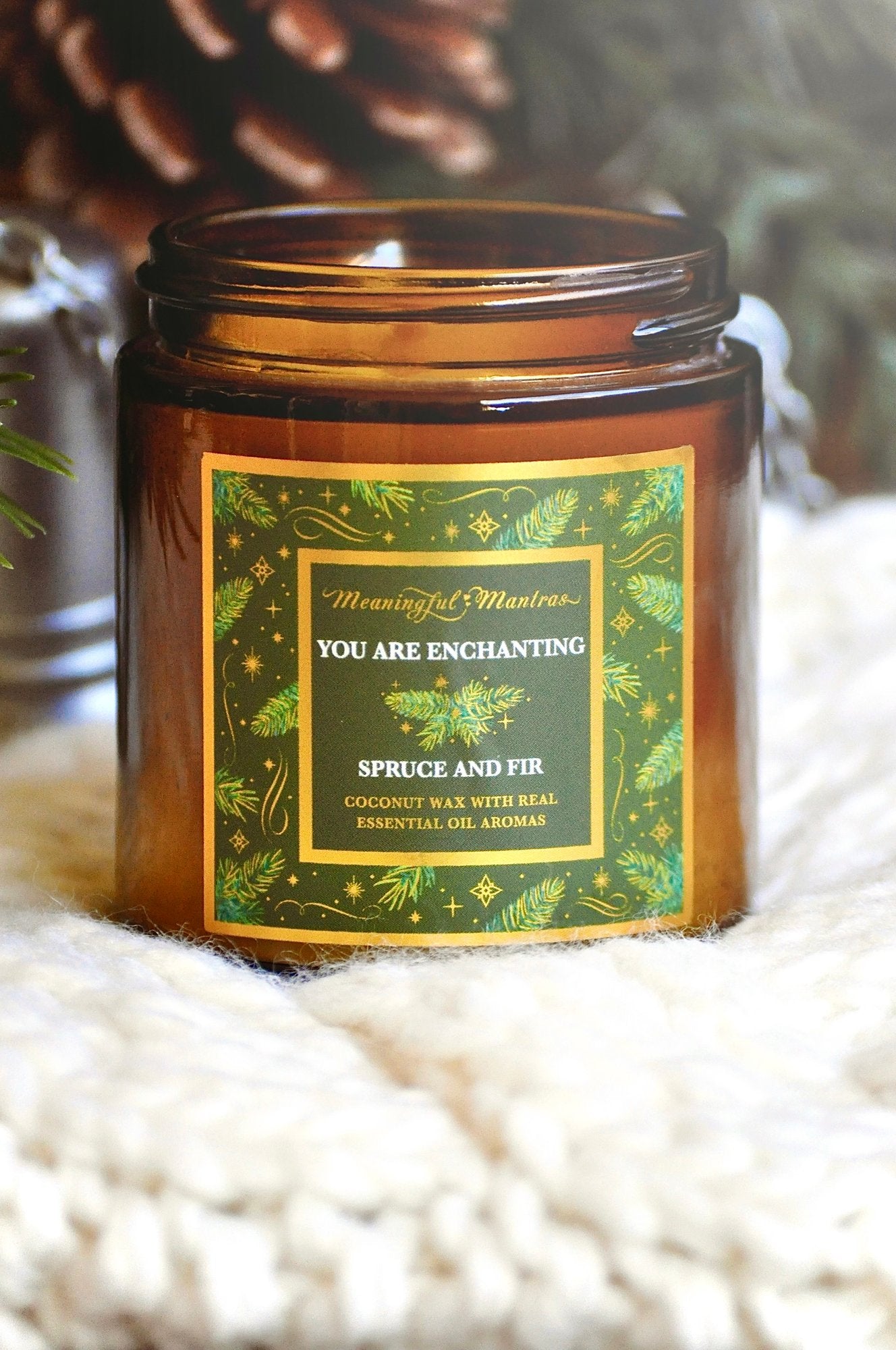 You Are Enchanting Spruce & Fir Mini Candleimage-alt