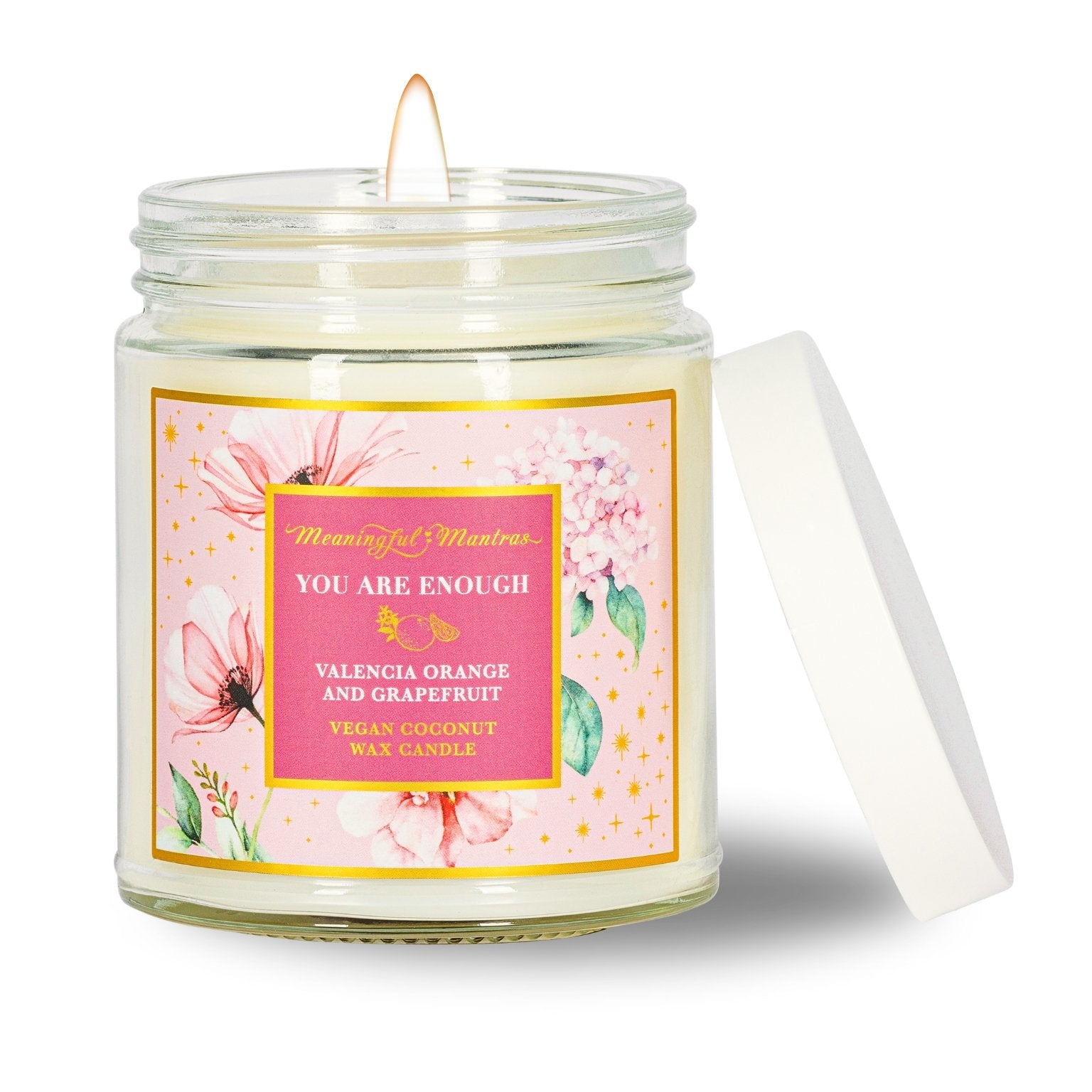 You Are Enough Valencia Orange & Grapefruit Candleimage-alt