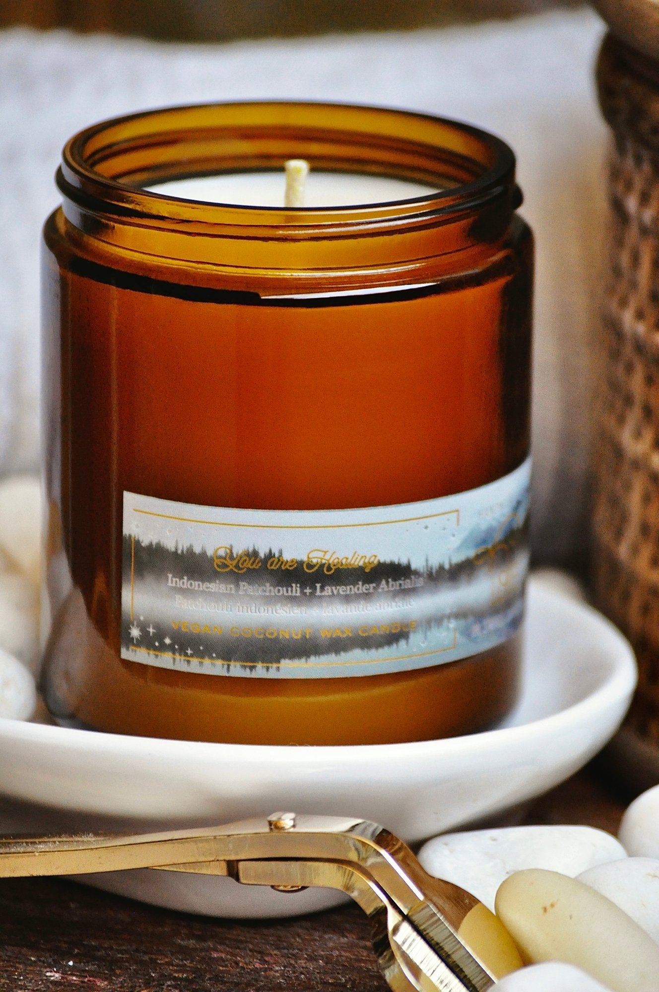 You Are Healing Indonesian Patchouli Lavender Abrialis Candleimage-alt