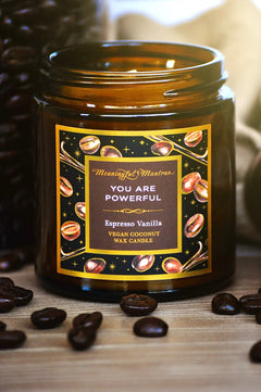You Are Powerful Espresso Vanilla Mini Candleimage-alt