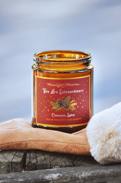 You Are Extraordinary Cinnamon Spice Holiday Aromatherapy Candleimage-alt