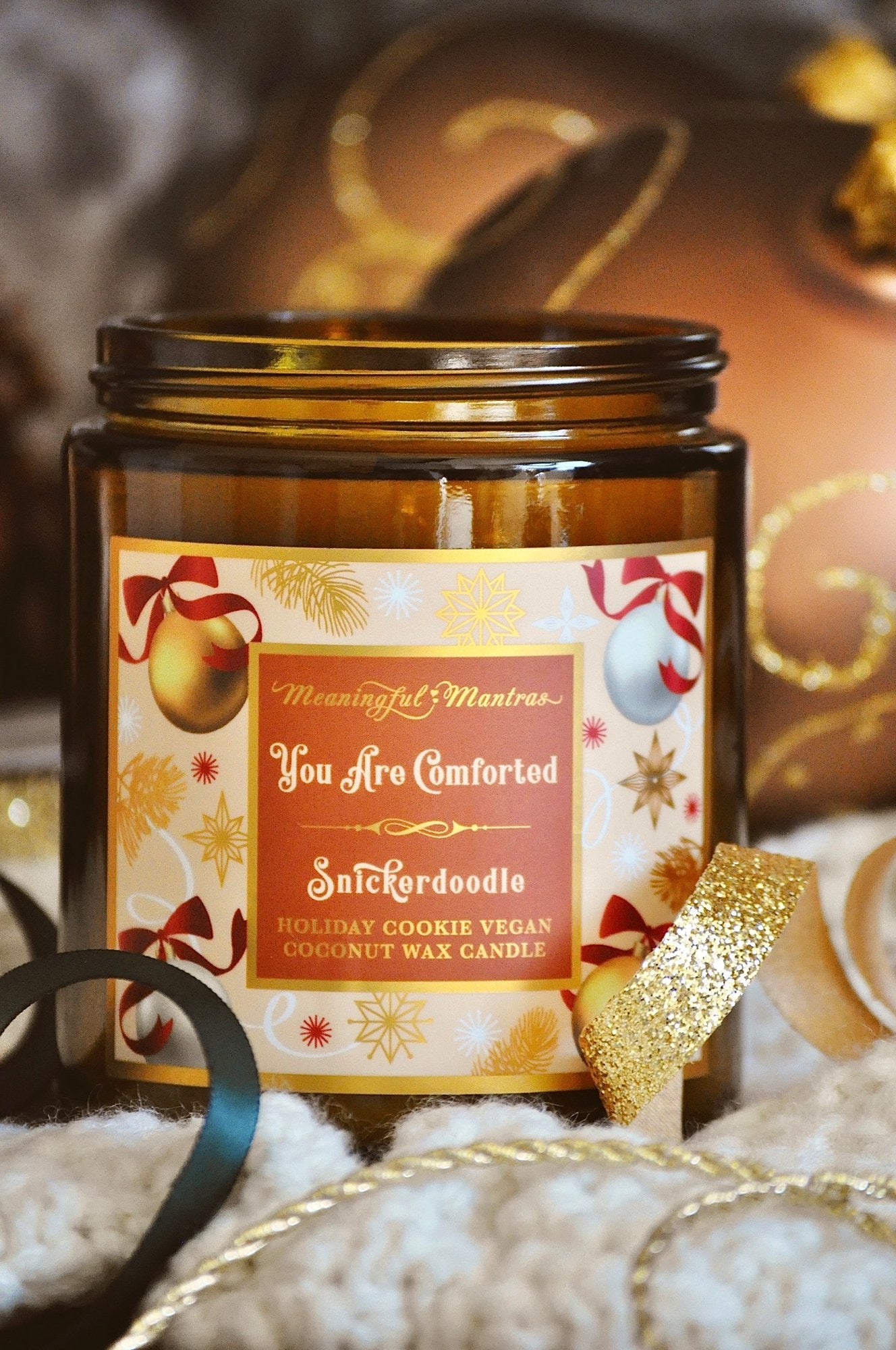 You Are Comforted Snickerdoodle Cookie Candle