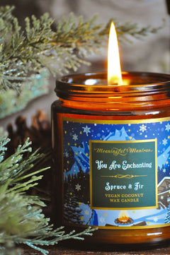 You Are Enchanting Spruce and Fir Candleimage-alt