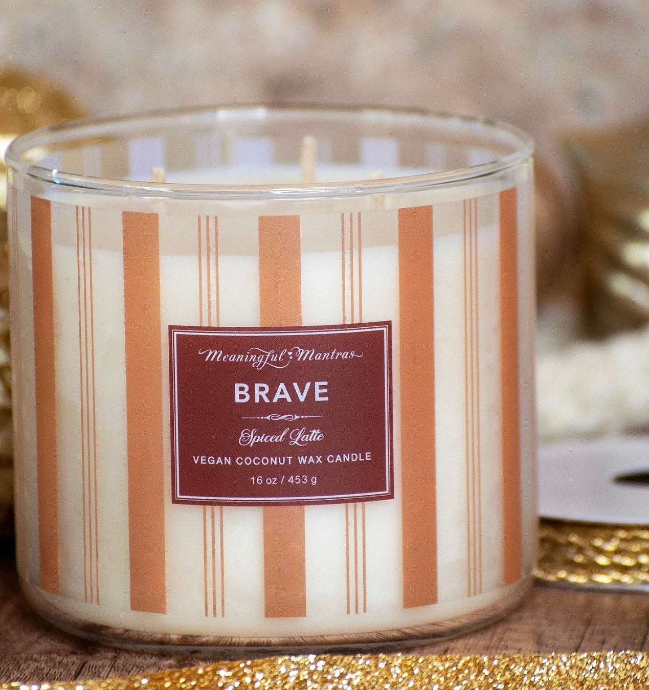 Festive 3-Wick Spiced Latte 16oz Candleimage-alt