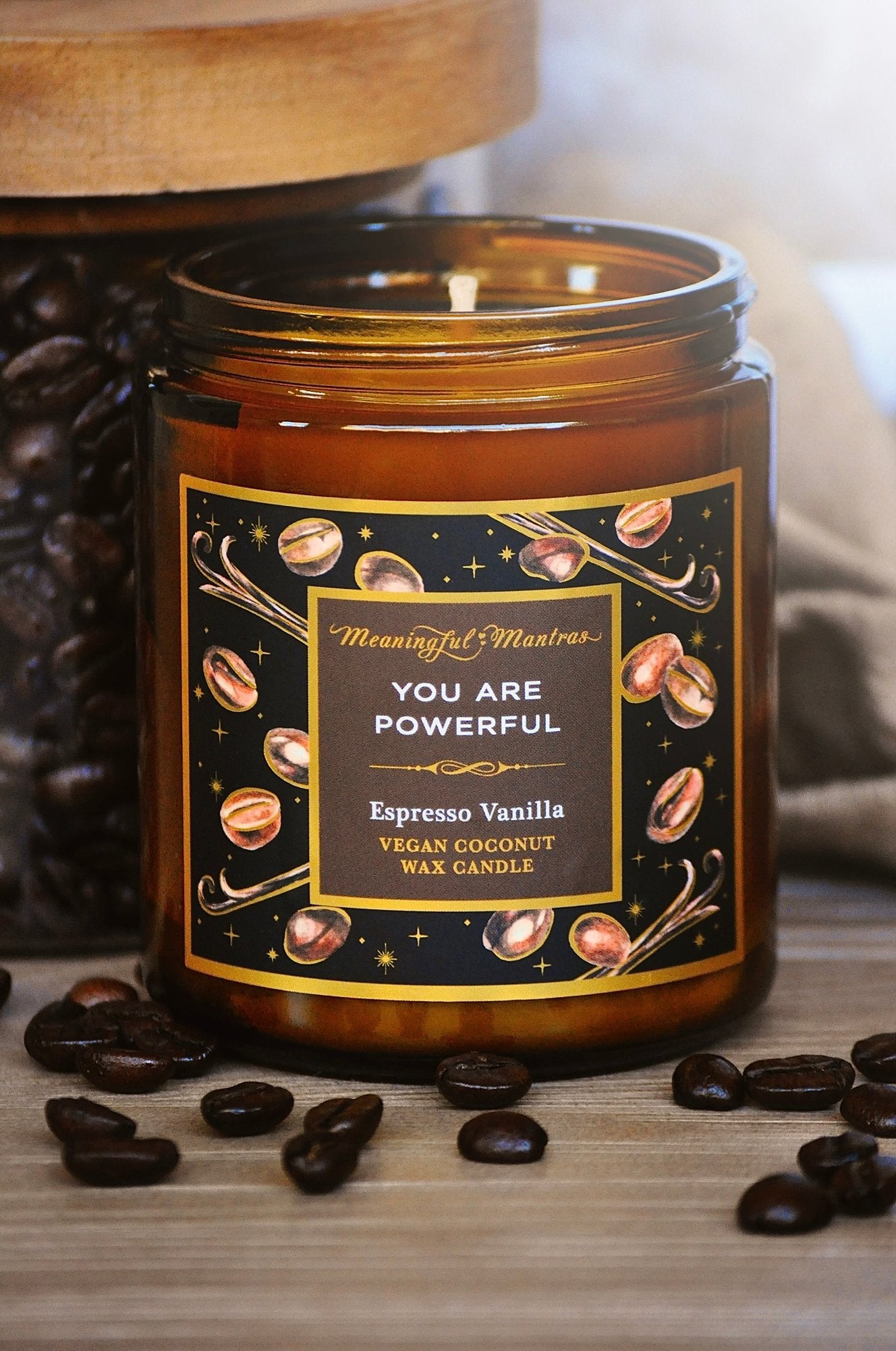 You Are Powerful Espresso Vanilla Candleimage-alt