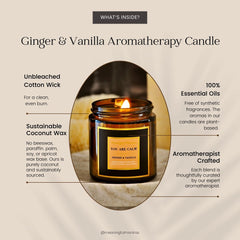 You Are Calm Ginger Vanilla Mini Candleimage-alt