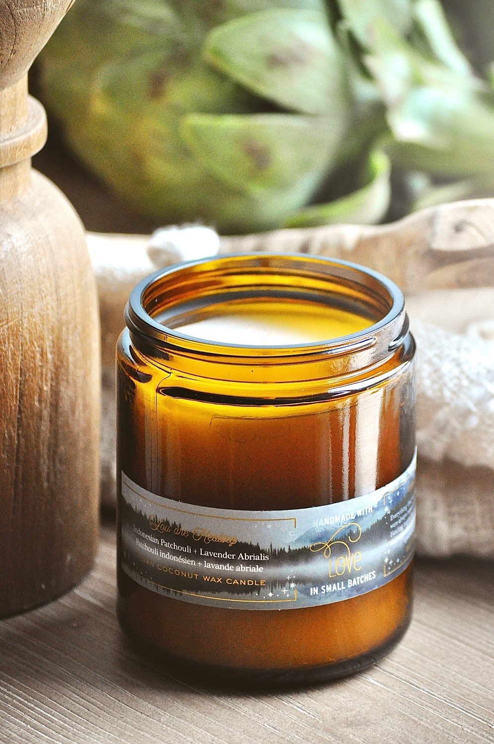 You Are Healing Indonesian Patchouli Lavender Abrialis Candleimage-alt