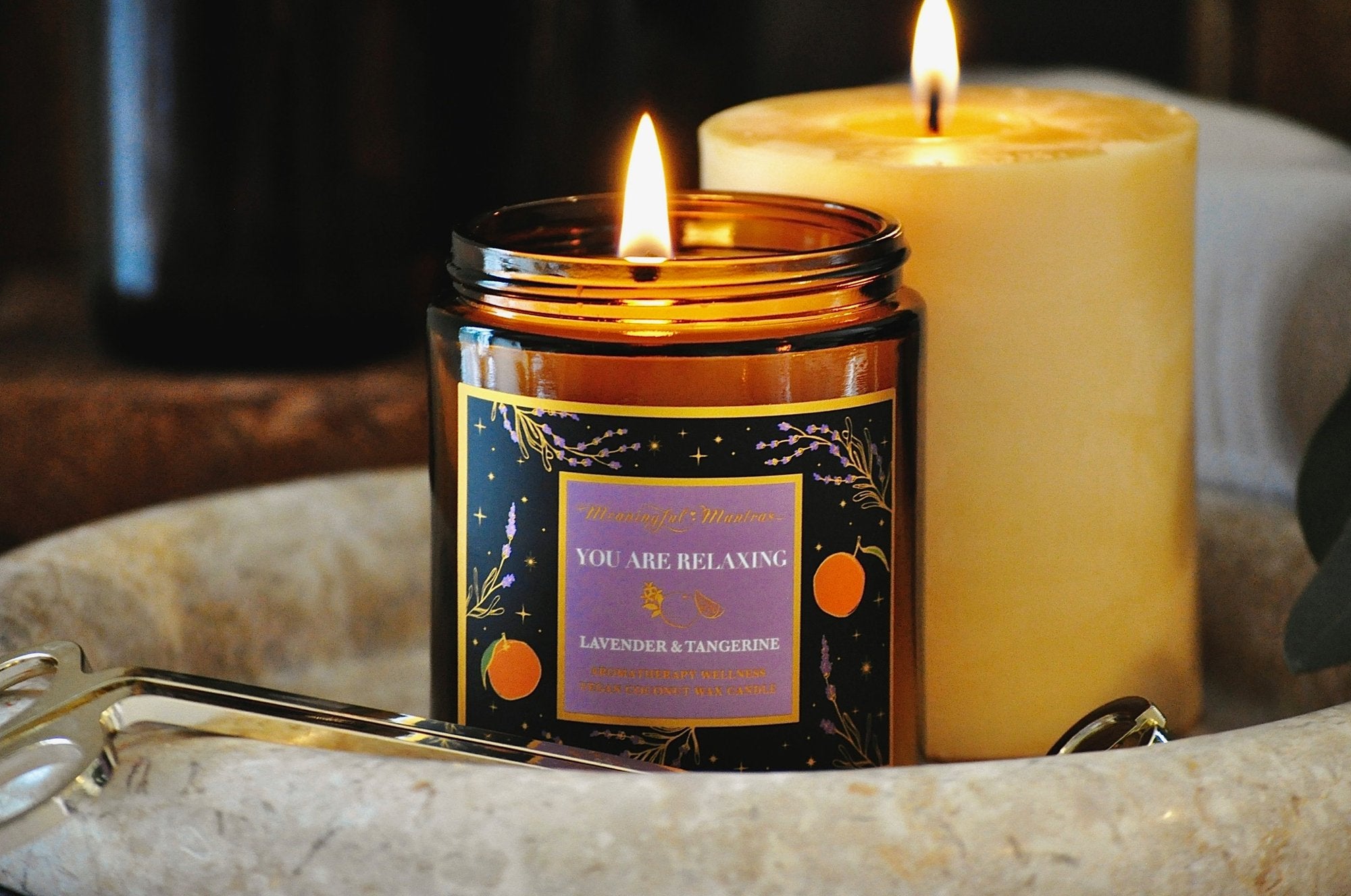 You Are Relaxing Lavender & Tangerine Candleimage-alt