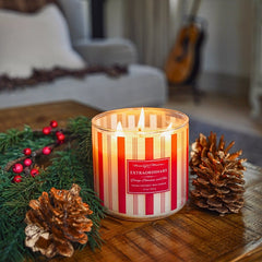 Festive 3-Wick Orange, Cinnamon, & Clove 16oz Candleimage-alt