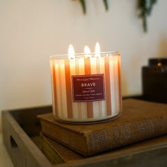 Festive 3-Wick Spiced Latte 16oz Candleimage-alt