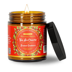 You Are Cheerful Frosted Cranberry Candleimage-alt