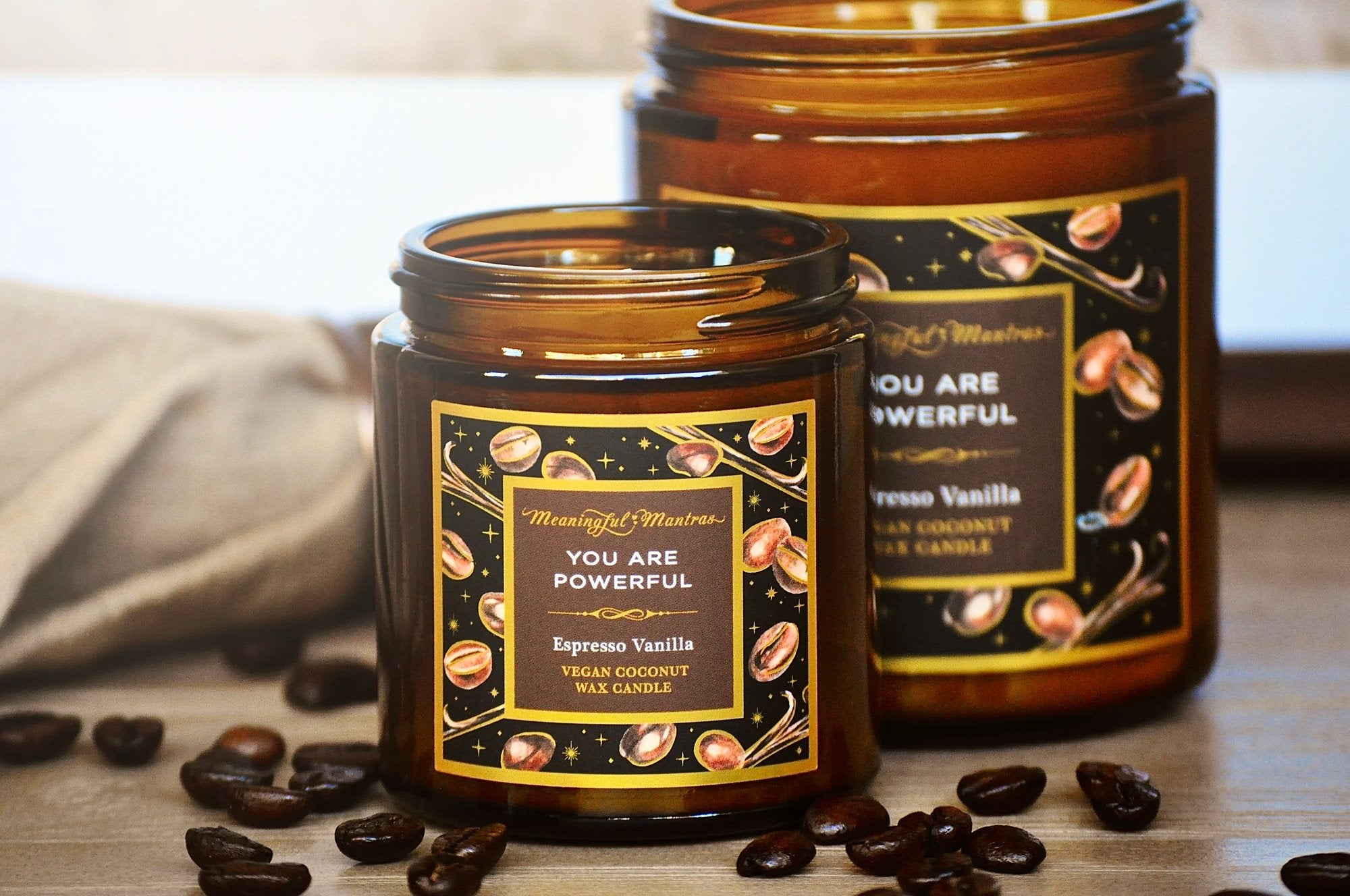 You Are Powerful Espresso Vanilla Mini Candleimage-alt