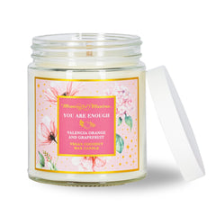 You Are Enough Valencia Orange & Grapefruit Candleimage-alt
