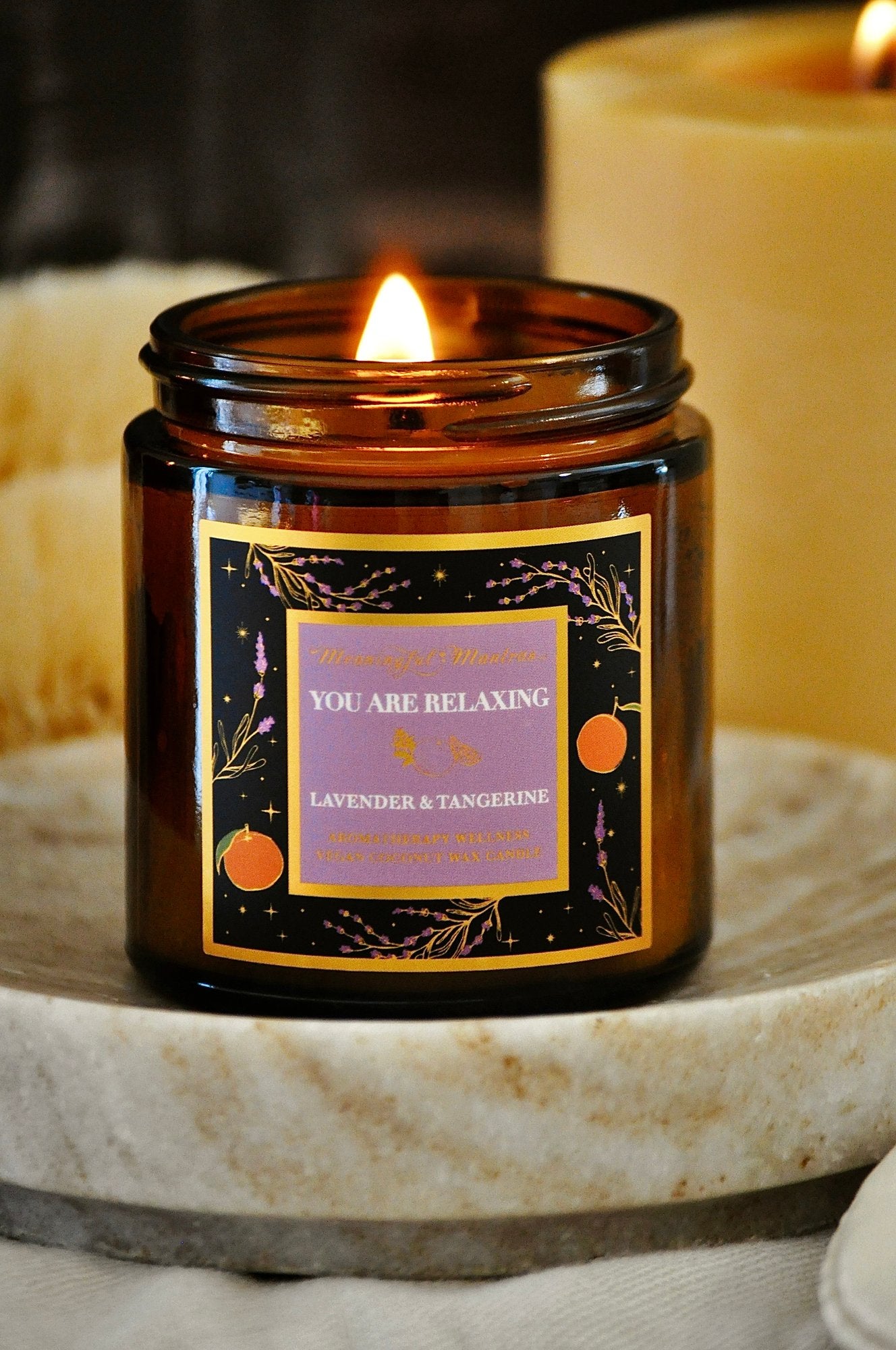 You Are Relaxing Lavender & Tangerine Mini Candleimage-alt