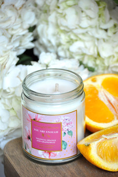 You Are Enough Valencia Orange & Grapefruit Candleimage-alt