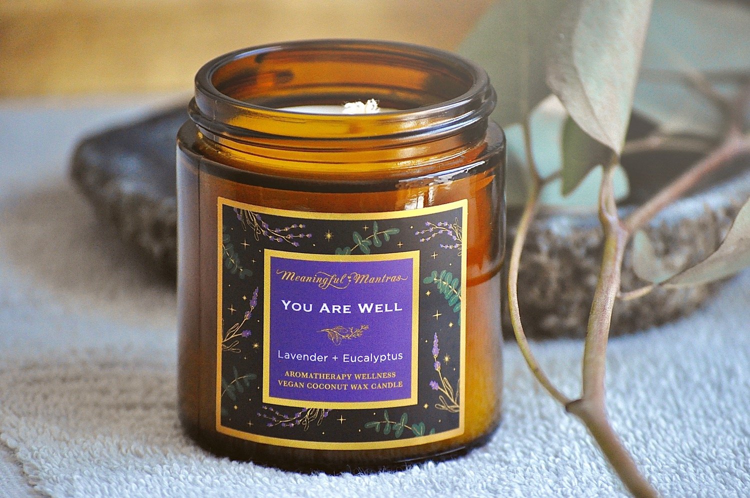 You Are Well Lavender & Eucalyptus Mini Candleimage-alt