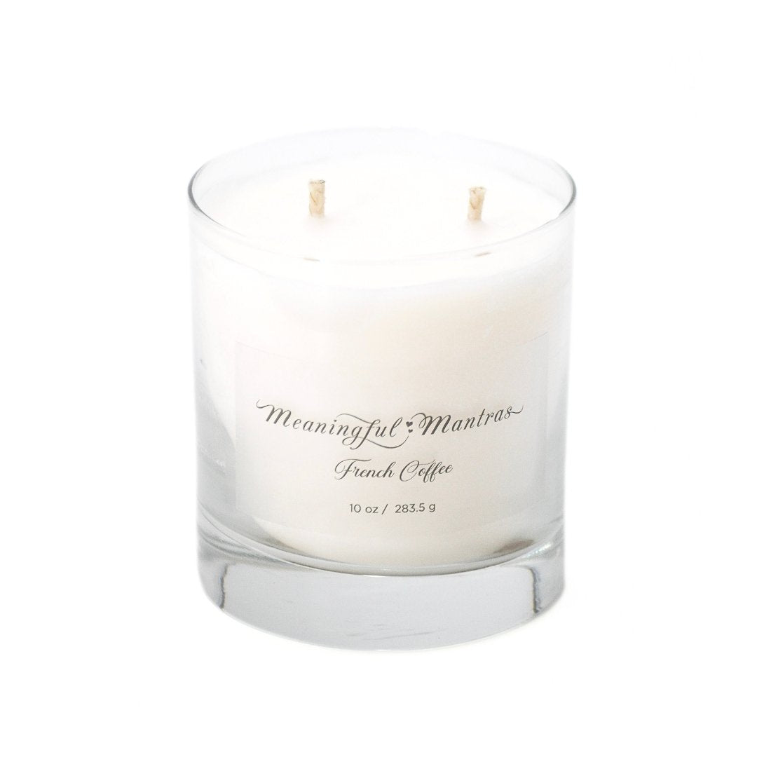 French Coffee 10oz Minimalistic Aromatherapy Candleimage-alt