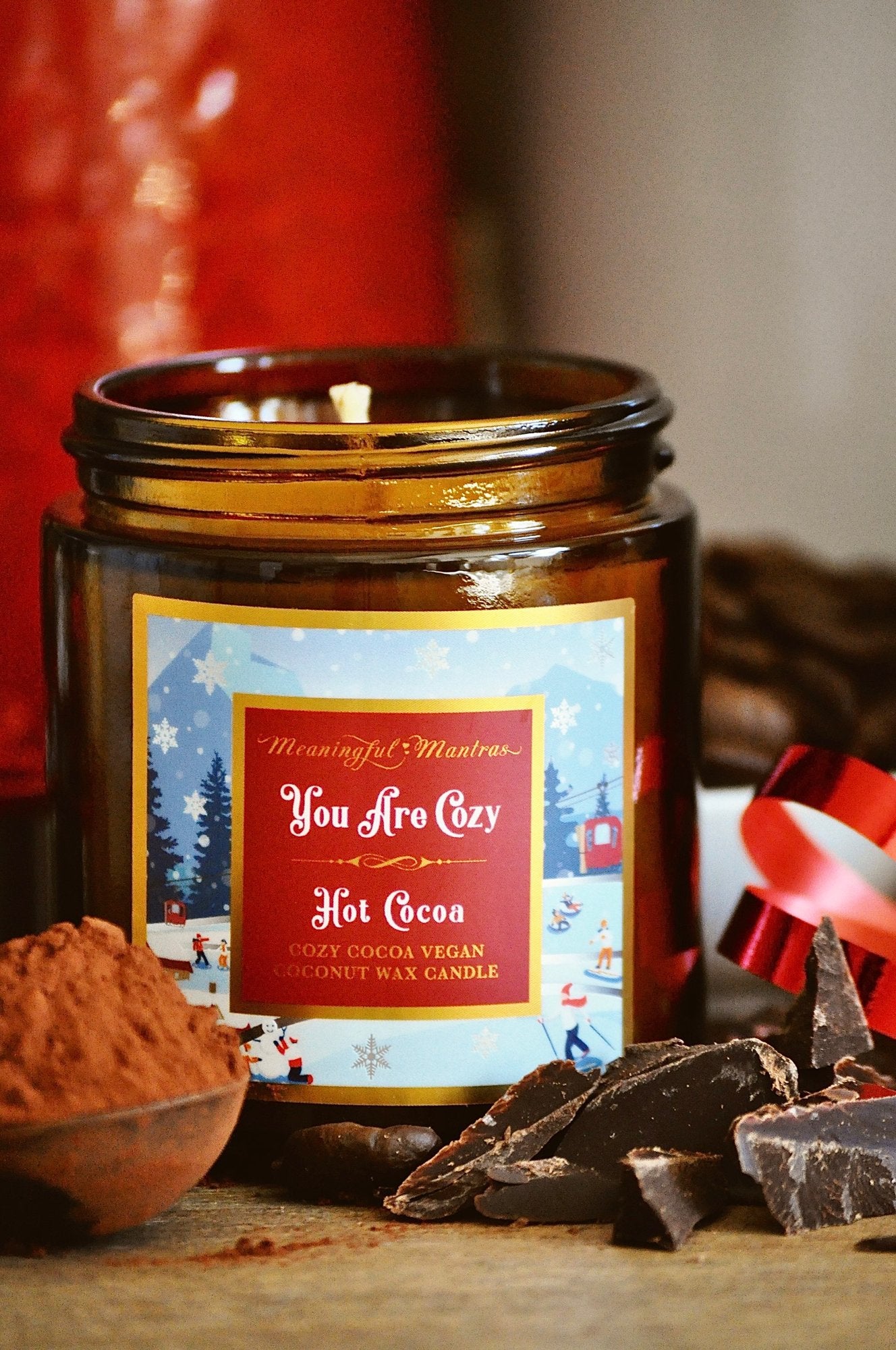 You Are Cozy Hot Cocoa Mini Candle