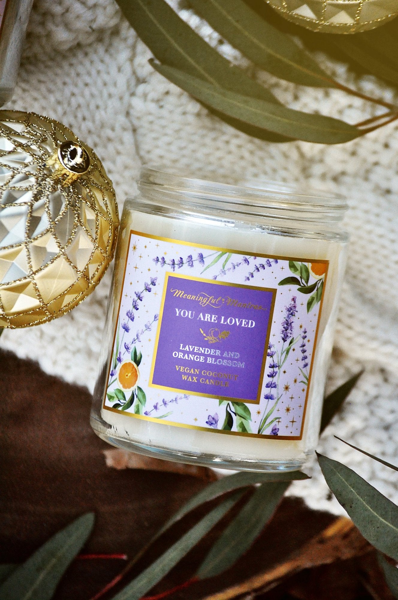 You Are Loved Lavender & Orange Blossom Candle