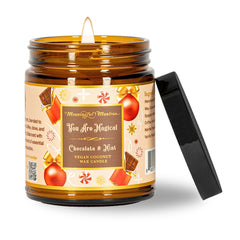 You Are Magical Chocolate & Mint Aromatherapy Candleimage-alt
