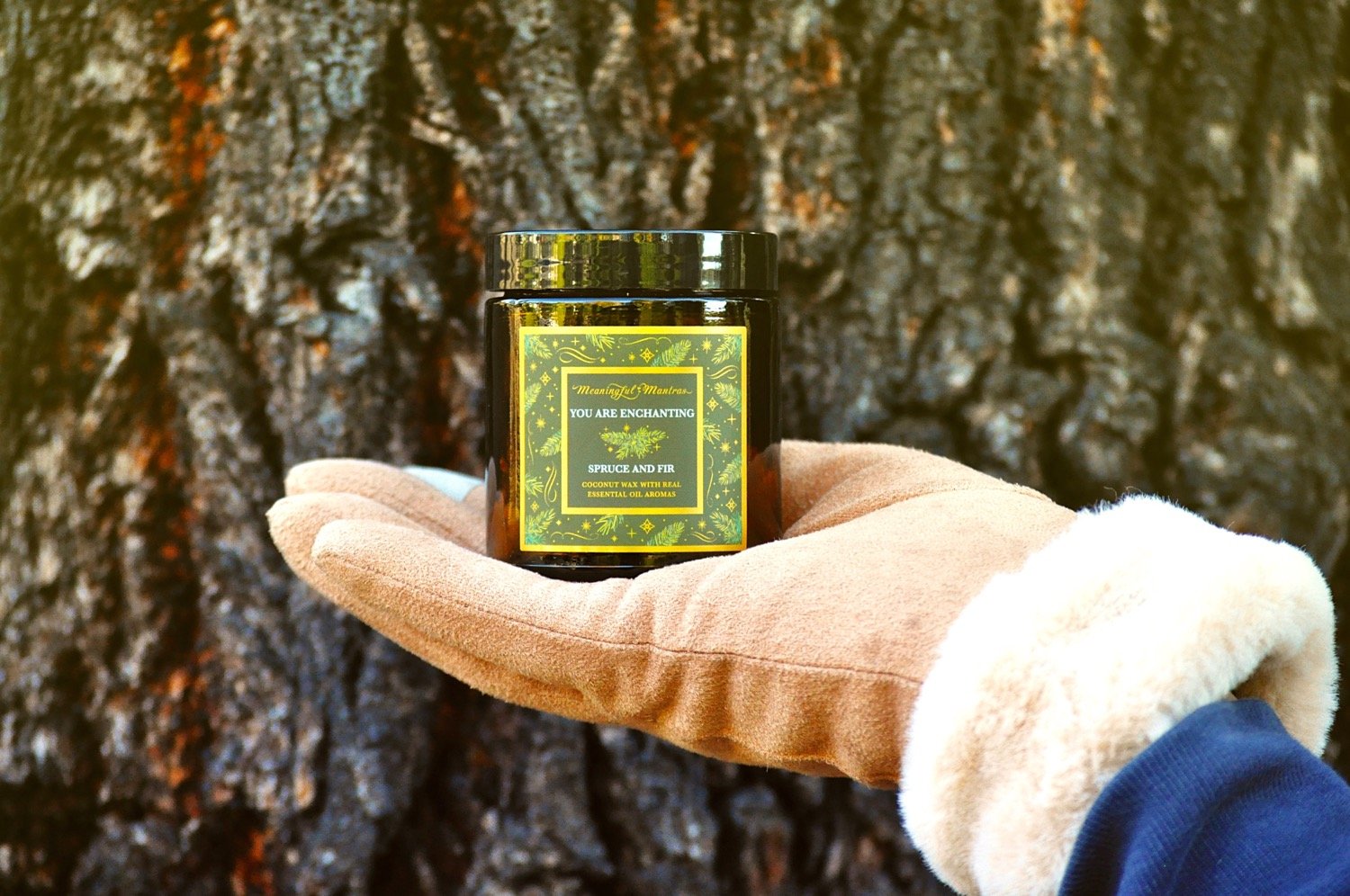 You Are Enchanting Spruce & Fir Mini Candle