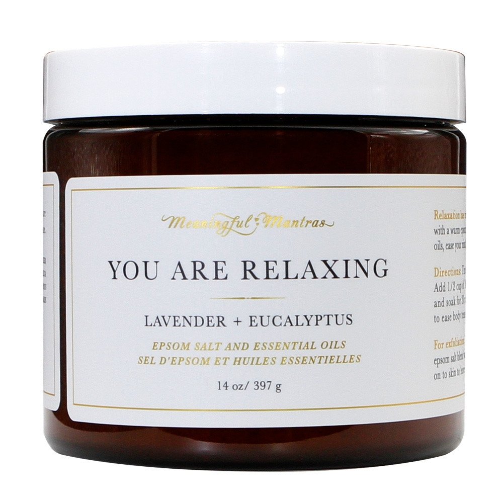 You Are Relaxing Lavender Eucalyptus 14oz Epsom Salt