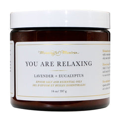 You Are Relaxing Lavender Eucalyptus 14oz Epsom Saltimage-alt