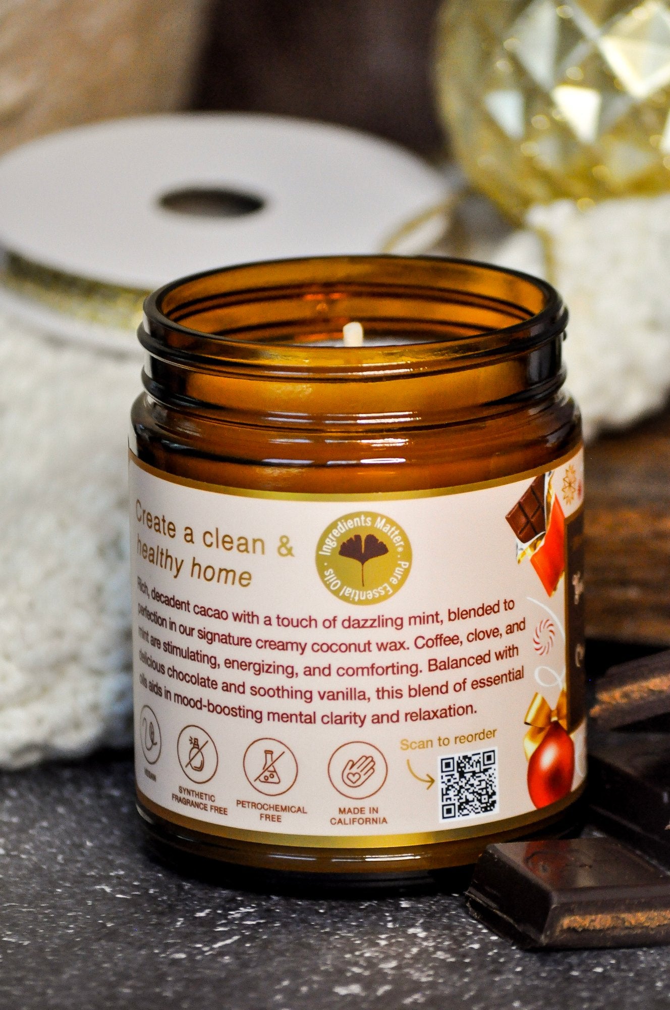 You Are Magical Chocolate & Mint Aromatherapy Candleimage-alt