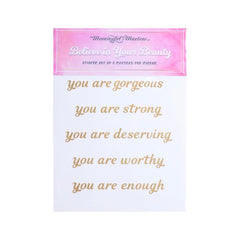 Believe In Your Beauty Peel & Stick Mirror Decalsimage-alt