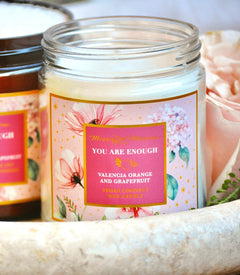 You Are Enough Valencia Orange & Grapefruit Candleimage-alt