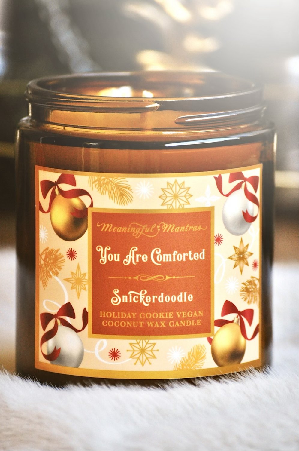 You Are Comforted Snickerdoodle Cookie Candle