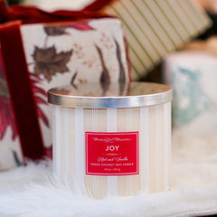 Festive 3-Wick Mint Vanilla 16oz Candleimage-alt