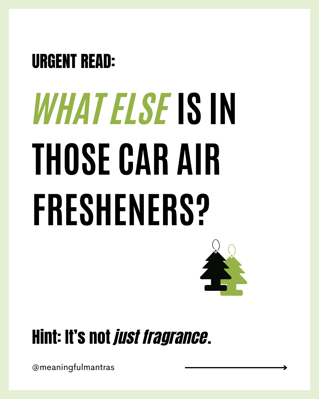 Car Air Fresheners: What's Really in Them?image-alt