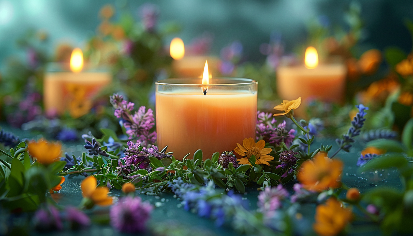 Essential oil candles cheap
