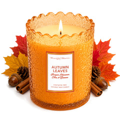 Autumn Leaves Natural Candle 8oz Kaia Collectionimage-alt