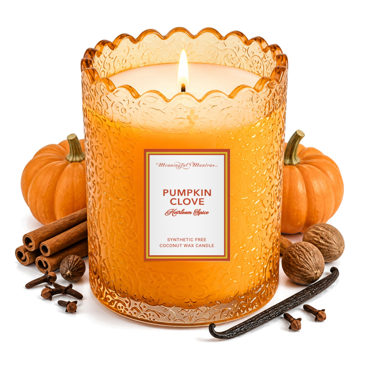 Pumpkin Clove Natural Candle 8oz Kaia Collectionimage-alt