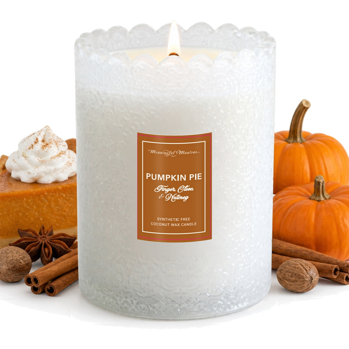 Pumpkin Pie Natural Candle 8oz Kaia Collectionimage-alt