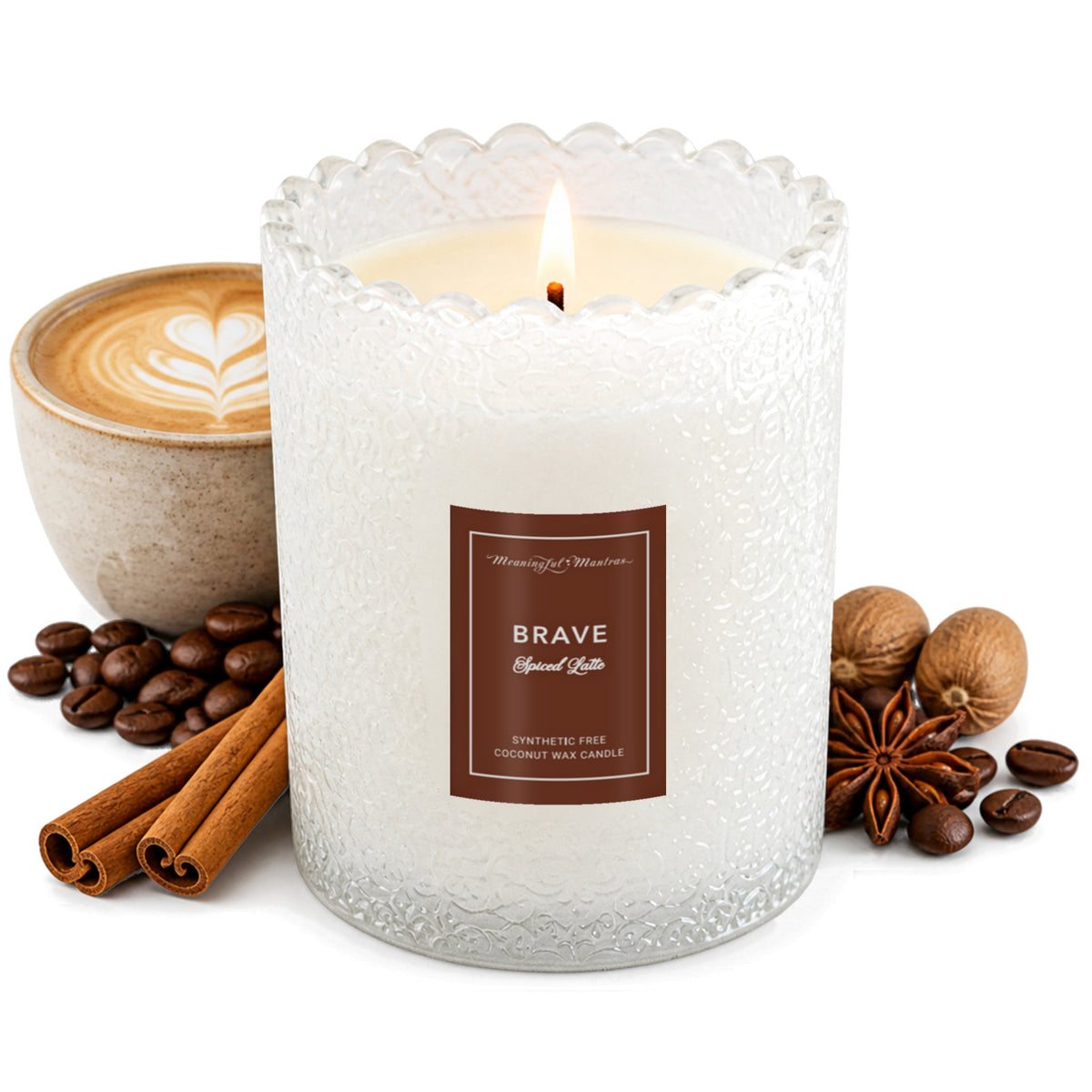 Spiced Latte Natural Candle 8oz Kaia Collectionimage-alt
