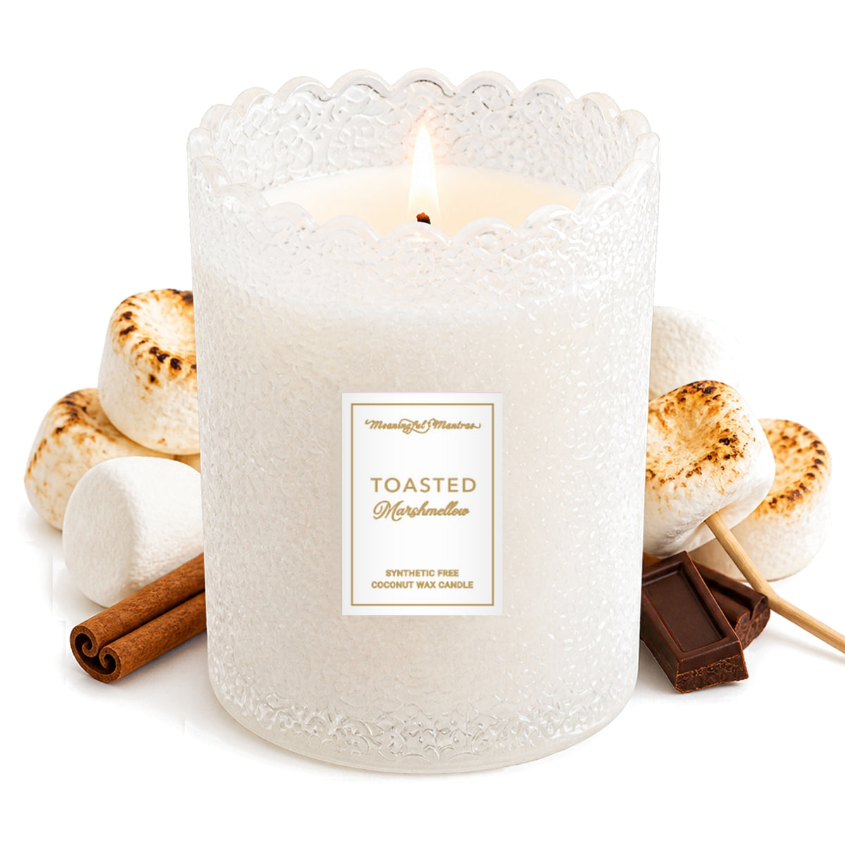 Toasted Marshmallow Natural Candle 8oz Kaia Collectionimage-alt