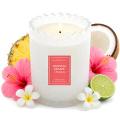 Tropical Escape x @IamJasyra Natural Candle 8oz Kaia Collectionimage-alt