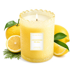 Yuzu Lemon Natural Candle 8oz Kaia Collectionimage-alt
