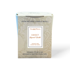 Sweet Sugared Vanilla Natural Candle 8oz Kaia Collection Refillimage-alt