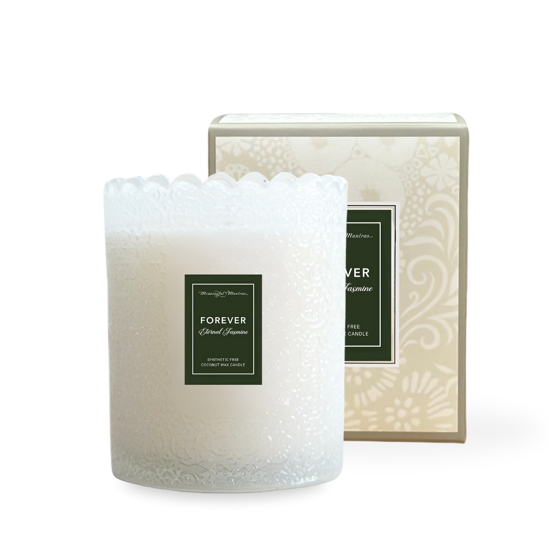 Forever Eternal Jasmine Natural Candle 8oz Kaia Collection