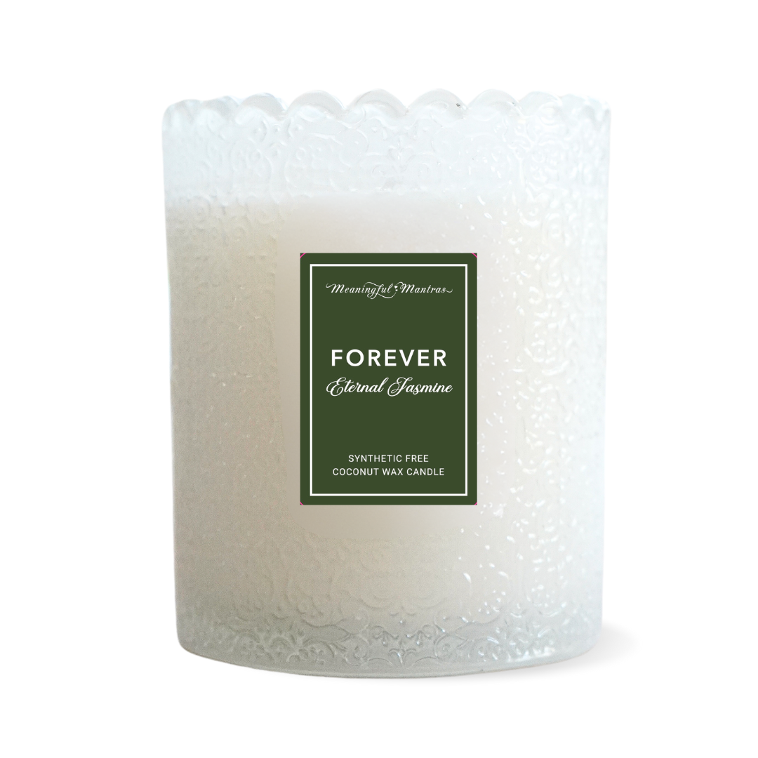 Forever Eternal Jasmine Natural Candle 8oz Kaia Collection