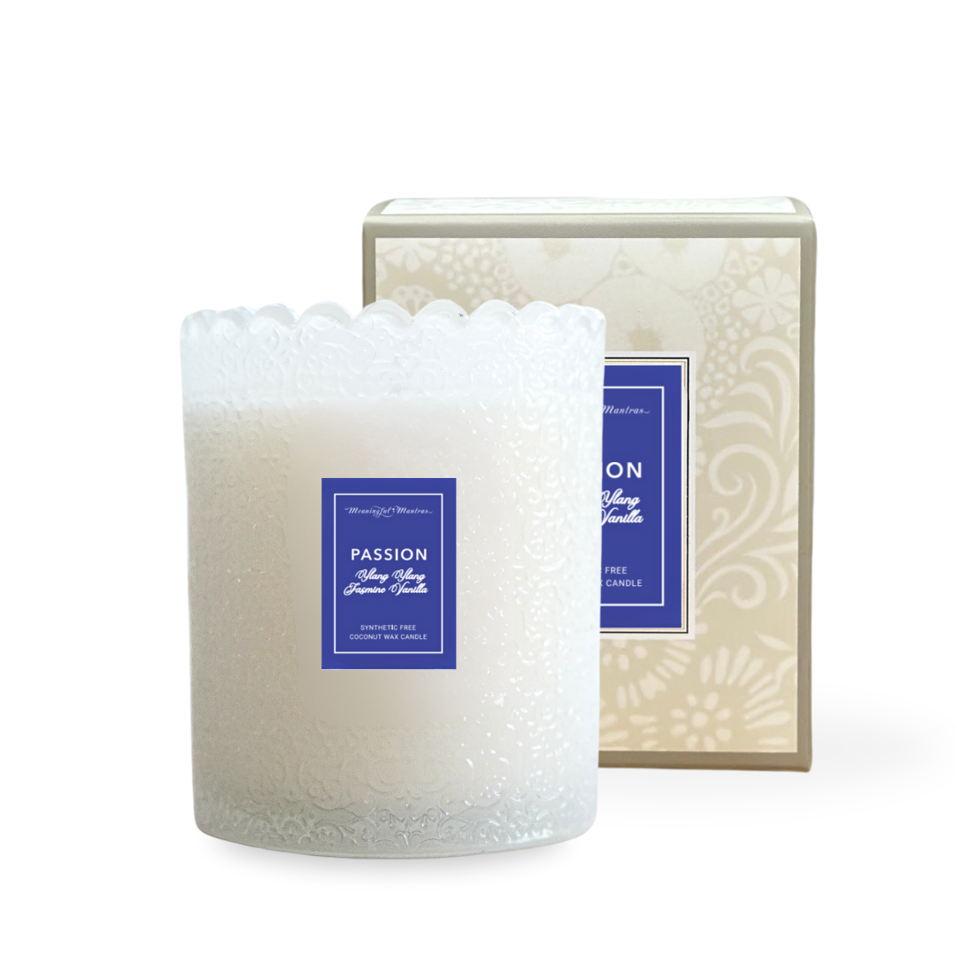 Passion Ylang Jasmine Natural Candle 8oz Kaia Collection