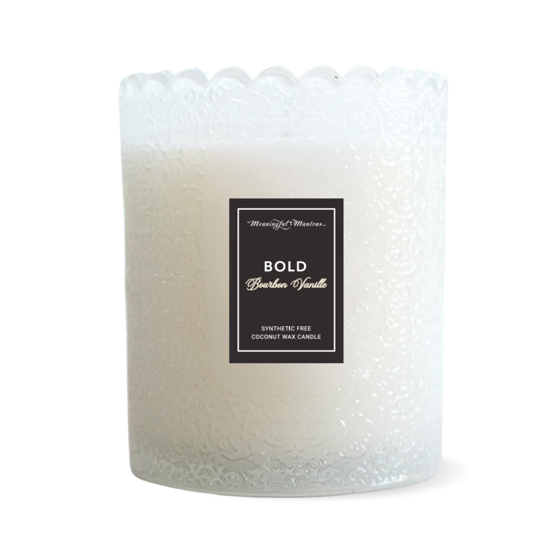 Bold Bourbon Vanille Natural Candle 8oz Kaia Collection
