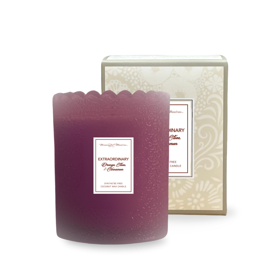 Extraordinary Cinnamon Spice 8oz Natural Candle Kaia Collection